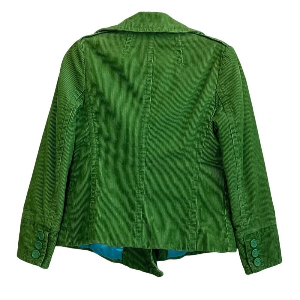 GAP Maternity Green Corduroy Double-Breasted Peacoat Jacket XS - Picture 3 of 10
